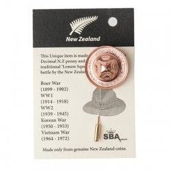 NZ Penny Hat Lapel Pin from
